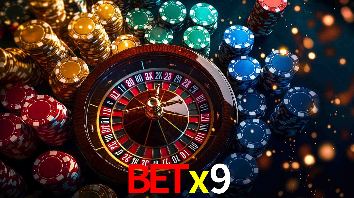 betx9 Logo - Bônus com Rollover Justo